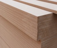 MDF HDF imperméable et ignifuge, surface sablée, 4x8 pieds, qualité supérieure E1 pour meubles de cuisine
