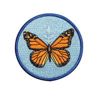 Écussons brodés personnalisés en gros pour vêtements, logo personnalisé, broderie 3D, écussons lavables écologiques pour les propriétaires de marques