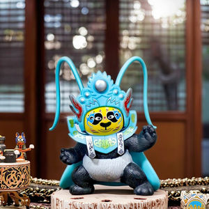 นวัตกรรมของเล่นแบบบีบอัดบนเดสก์ท็อปของเล่นแพนด้ารูปหน้าเปลี่ยนแบบอินเทอร์แอคทีฟ4แบบของขวัญสำหรับการท่องเที่ยวทางวัฒนธรรมที่สมบูรณ์แบบ - Product Image 5