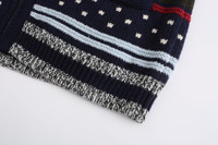 Vente en gros de cardigans et pulls zippés pour hommes, style streetwear, fabricant de tricots d'hiver