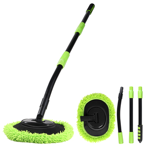 <span class=keywords><strong>AIDO</strong></span> Factory Sale Bent Pole Reinigungs mopp Abnehmbarer Chenille-Reinigungs mopp für die Auto-und Haushalts reinigung Sommers ets - Product Image 1