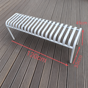 Set <span class=keywords><strong>da</strong></span> <span class=keywords><strong>Giardino</strong></span> Semplice con Tavolo e Sedie <span class=keywords><strong>da</strong></span> Esterno, Combinazione per Cortile e Balcone, in Ferro Battuto con Telaio in Acciaio al Carbonio, Mobile e Resistente - Product Image 6