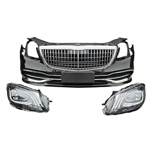 Venta caliente cubierta de seguro de coche Original usada para mercedes-benz Clase S <span class=keywords><strong>Maybach</strong></span> W222 rejilla de parachoques delantero y lámpara de parachoques - Product Image 3