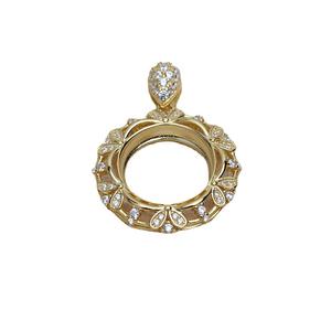 S925 <b>Silver</b> DIY Accessory Set 4885 Pendant Earrings Ring Holder 15mm Pearl Horse Shell Flat Bottom Empty <b>Bead</b> Caps for Jewelry - Product Image 5