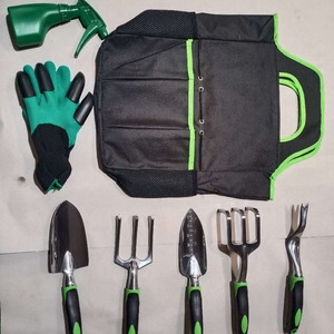 Garden Tool Set Aluminum Alloy Shovel Fork Trowel With Cloth Bag For Outdoor Use - Product Image 1