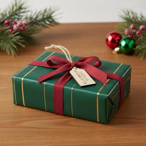Customized Wooden Christmas <b>Gift</b> Tags Laser Engraved Holiday Packaging Decor Craft DIY Ornament Label Set - Product Image 4