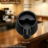 Support en silicone pour porte-filtre à expresso, base antidérapante et stable pour tamper à café, accessoires de barista