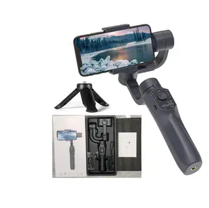 La tecnologia Anti-shake 5G supporta la ricarica del telefono cellulare stabilizzatore pieghevole palmare F10 Pro a 3 assi tascabile palmare