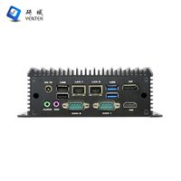 PC Industrial sin Ventilador de Amplio Rango de Temperatura, Pantalla Dual 4K HD DP, 8 USB, 2 COM, LAN Dual, 64GB, PC para Automatización Industrial