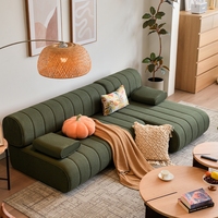 Canapé modulaire sans structure en mousse Kino OEM ODM pour hôtel, villa, bureau, projets commerciaux, sur mesure, en gros, directement de l'usine, sans bois