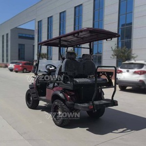 Customized Off Road Electric Golf Cart 4 Seater Utility Golf Buggy for Farm and Tourist Attractions - Product Image 4