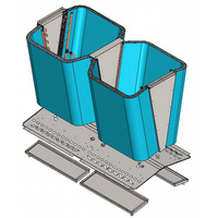 Unité de refroidissement modulaire à pompe à chaleur air-air en acier inoxydable, réfrigérant R-410A pour systèmes CVC commerciaux, haute efficacité