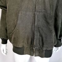 Veste de travail en coton pour hommes, tissu de canard surdimensionné, tissu robuste d'hiver