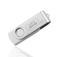 Rendah Harga Pen Drive USB 2.0 Custom Logo 16GB 32 GB 64 GB USB Flash Drive USB Stick Perumahan untuk Kerja Sama Hadiah