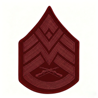 Écussons en tissu brodés sur mesure, broderie chevron, accessoires pour uniformes, badges avec logo personnalisé, meilleur service OEM