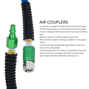 Aluminum Oxide Quick Connector Set 1/4 Npt Pneumatic Tool Accessories 14 Pieces - Product Image 2