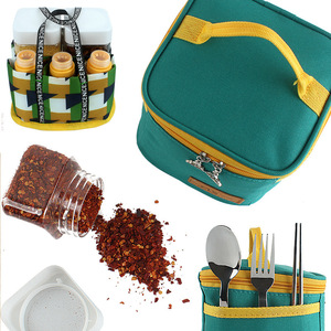 Cls Outdoor Spice Bottle Set 7 Piece Portable Seasoning Jars For <b>Camping</b> <b>Kitchen</b> Use - Product Image 2