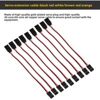 Câble d'extension servo 60/30 Core JR Futaba Dupont pour modèle RC, drone, ESC, moteur