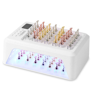เครื่องอบเล็บ UV LED 72W แบบสองมือ 60 หลอด LED พื้นที่กว้าง สำหรับเจลขัดเงา ปลั๊กอเนกประสงค์ สำหรับร้านทำเล็บ - Product Image 2