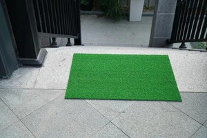 DONGWO <span class=keywords><strong>Chien</strong></span> Herbe Gazon Artificiel <span class=keywords><strong>Paillasson</strong></span> pour Chiot Pot Trainer Intérieur Extérieur Tapis Patio Pelouse - Product Image 2