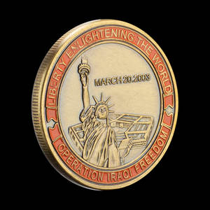 Üretici özel Metal hatıra sikke döküm <span class=keywords><strong>3D</strong></span> UV baskı ile yumuşak sert emaye meydan sikke - Product Image 4