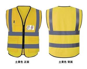 Günstige reflektierende High Visibility Yellow Lime Mesh Warnung Signal Weste Hochwertige gestrickte orange gelbe Sicherheits weste - Product Image 6