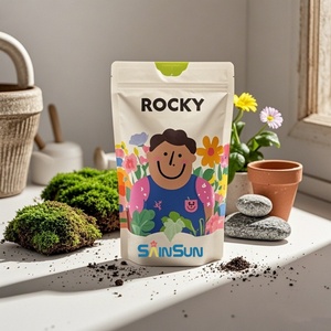 Sacs de terreau écologiques Doypack personnalisés pour plantes à fleurs d'intérieur ou d'extérieur, sacs de terreau pour bonsaï - Product Image 4
