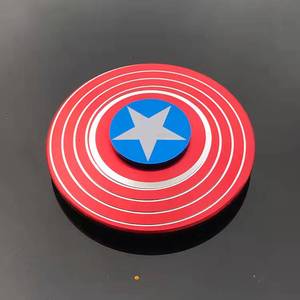 Nhà Máy Bán Buôn Hợp Kim Nhôm Mỹ Đội Trưởng Ngón Tay Kim Loại Ngón Tay <span class=keywords><strong>Spinner</strong></span> Giải Nén Đồ Chơi Cho Kid Món Quà <span class=keywords><strong>Fidget</strong></span> <span class=keywords><strong>Spinner</strong></span> - Product Image 5