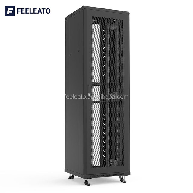 Factory Supply 19inch 47U Tall Indoor Server Rack Data Center Cabinet Fiber Optic Network Stock 42U/37U Available SPCC Steel