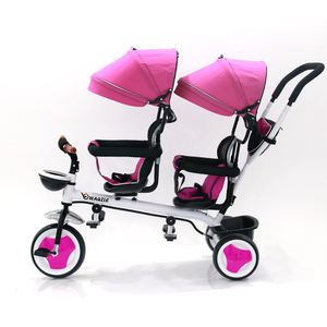 <span class=keywords><strong>Porte</strong></span>-bébé 4 en 1, haute qualité, Rotation à 360 degrés, deux places, Tricycle pour enfants, à vendre - Product Image 1