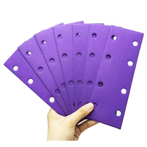 Wholesale Sandpaper P240 Purple Ceramic Grinding 150mm 125mm Sanding Disc 5 Inch 6inch Sanding Pad Sander Disc - Product Image 5