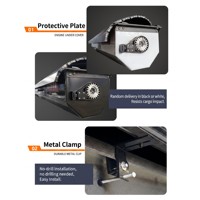 Couverture de benne rigide manuelle enroulable pour Kia Tasman 2025, en aluminium, rétractable, étanche et verrouillable