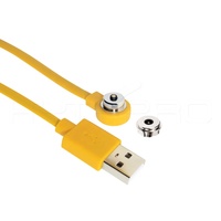Conector magnético Hytepro Yellow de 2 pines con cable USB M523Y