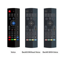 Télécommande TV Topleo pour Boîtier Android TV, Clavier IR MX3 Mini Commutateur RF, Souris d'Air Intelligente Universelle Sans Fil pour Téléviseur