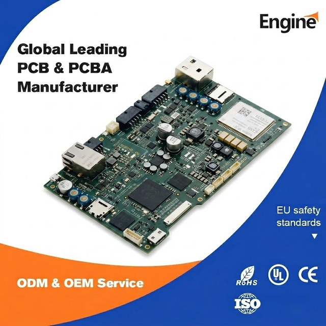 Professional OEM Custom USB C Hub PCB Assembly Type C Multiport Adapter PCBA Factory