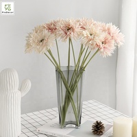 Grosir Populer Gaya INS Tunggal Buatan Sutra Daisy Bingkai Pintu Rumah Bingkai Jendela Dekorasi Bunga Gerbera