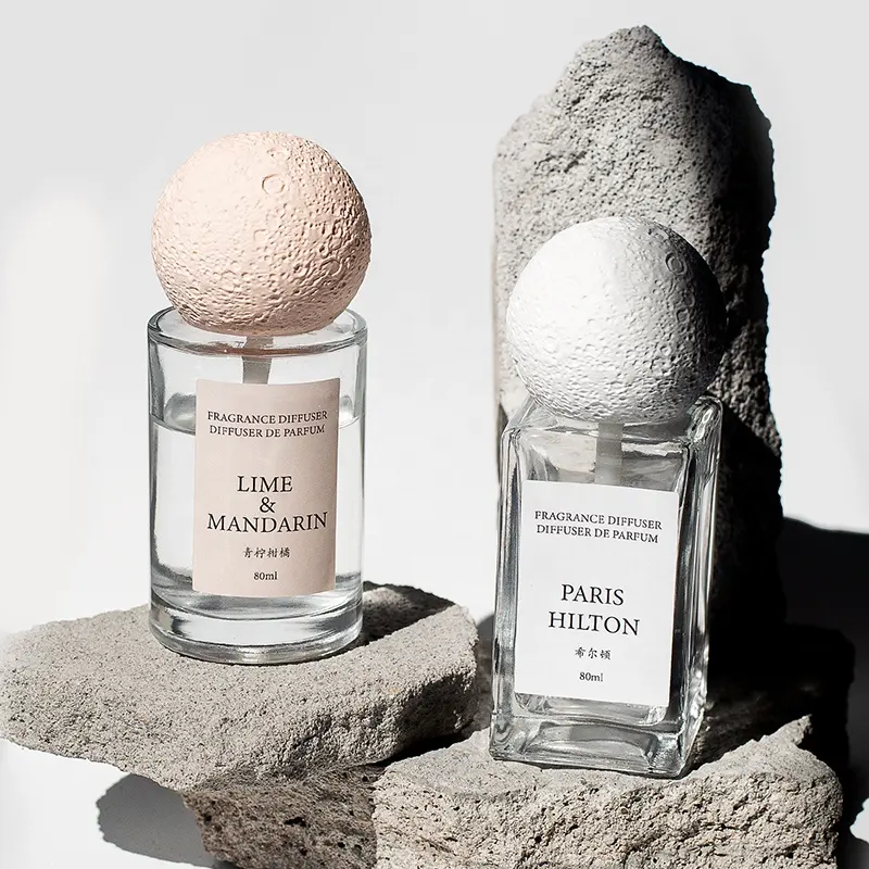 Neuankömmling Schöne Tiny Moon Aroma therapie Flasche Aroma Stone Diffusor für zu Hause