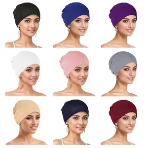 新款穆斯林头巾帽子成人头巾女围巾帽子女女童头饰