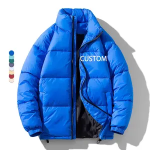 OEM Custom Design sport puffer jacket custom bubble coat mens winter down jackets