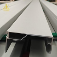 Profilé d'extrusion en aluminium anodisé 6063 T5, aluminium anodisé extrudé sur mesure pour la construction et les cadres