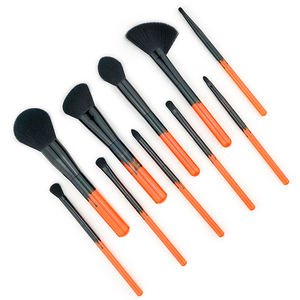 Ensembles de pinceaux de <span class=keywords><strong>maquillage</strong></span> <span class=keywords><strong>pour</strong></span> femmes de luxe personnalisé <span class=keywords><strong>pour</strong></span> <span class=keywords><strong>Halloween</strong></span> 10 pinceaux cosmétiques jaunes vitreux de haute qualité <span class=keywords><strong>pour</strong></span> correcteur <span class=keywords><strong>pour</strong></span> le <span class=keywords><strong>maquillage</strong></span> - Product Image 6