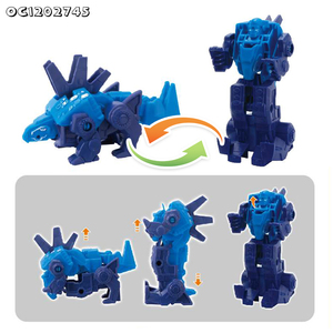 Juguete de dinosaurio de deformación de plástico barato Robot interesante más nuevo para niños - Product Image 3