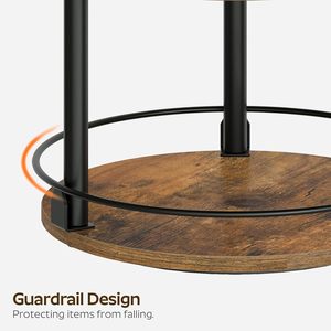 Ironwood Multi Layer <b>Rotating</b> Storage <b>Rack</b> Industrial Design For Kitchen Bathroom <b>Spice</b> Storage Freestanding 8-11.9 In Depth - Product Image 4