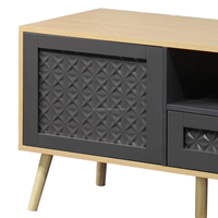 Meuble TV moderne en bois avec rangement pour salon, hôtel et chambre à coucher