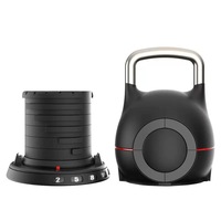 Nouvelle Kettlebell Ajustable 7 Niveaux (2-20kg) – Poids Réglable pour Entraînement Fitness, Crossfit et Gymnastique à Domicile