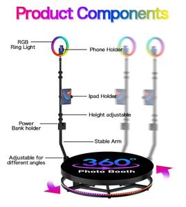 Plateforme photobooth 360°, cabine photo 360°, prix photobooth 360° pour les événements, cadeaux d'anniversaire ou mariage - Product Image 5