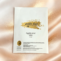 Étiquette autocollante personnalisée en feuille d'or de luxe pour produits cosmétiques, imperméable, blanche mate, pour emballage de produits de soin de la peau