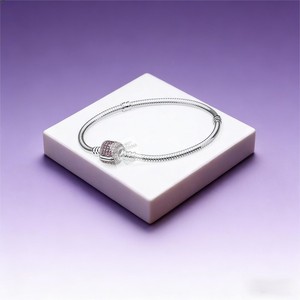 Luxury Jewelry Factory Sells 925 <strong>Silver</strong> Applied to the Original <strong>Charm</strong> Braceletfor Lady Pan Jewelry Gifts - Product Image 2