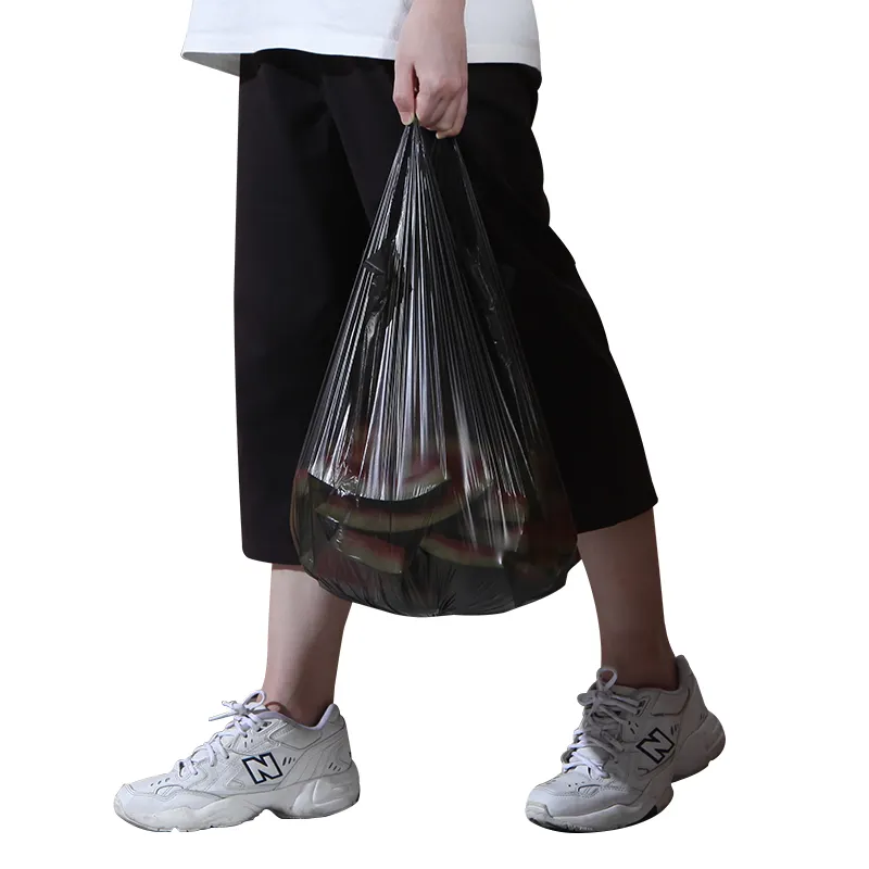 Wholesale Price 45x52cm 3g Security Kitchen Trash Bag Environmental Sanitation Non-Toxic Household Vest T-shirt Garbage 45x52cm