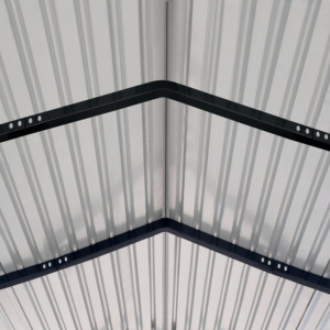 Tettoia <span class=keywords><strong>per</strong></span> <span class=keywords><strong>Auto</strong></span> in Acciaio dal Design Moderno con Tetto Impermeabile <span class=keywords><strong>per</strong></span> Uso Esterno, Garage e Ripostiglio - Product Image 3